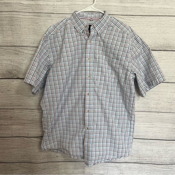 Ariat Other - Ariat Pro Series Men’s Short Sleeve Stripped Button Down Shirt - Medium